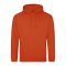 Just Hoods Uniszex laza szabású kapucnis pulóver AWJH001, Sunset Orange-3XL