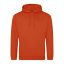 Just Hoods Uniszex laza szabású kapucnis pulóver AWJH001, Sunset Orange-S