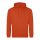 Just Hoods Uniszex laza szabású kapucnis pulóver AWJH001, Sunset Orange-XS