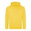 Just Hoods Uniszex laza szabású kapucnis pulóver AWJH001, Sun Yellow-S