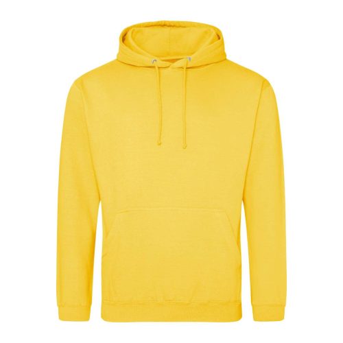 Just Hoods Uniszex laza szabású kapucnis pulóver AWJH001, Sun Yellow-XS