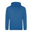 Just Hoods Uniszex laza szabású kapucnis pulóver AWJH001, Tropical Blue-L