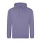 Just Hoods Uniszex laza szabású kapucnis pulóver AWJH001, True Violet-XL