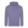 Just Hoods Uniszex laza szabású kapucnis pulóver AWJH001, True Violet-XS