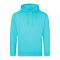 Just Hoods Uniszex laza szabású kapucnis pulóver AWJH001, Turquoise Surf-XS