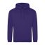 Just Hoods Uniszex laza szabású kapucnis pulóver AWJH001, Ultra Violet-L