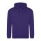 Just Hoods Uniszex laza szabású kapucnis pulóver AWJH001, Ultra Violet-M