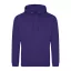 Just Hoods Uniszex laza szabású kapucnis pulóver AWJH001, Ultra Violet-XS