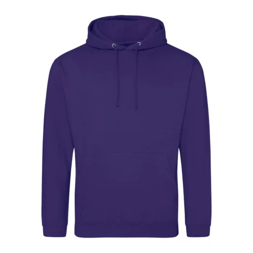 Just Hoods Uniszex laza szabású kapucnis pulóver AWJH001, Ultra Violet-XS