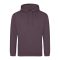 Just Hoods Uniszex laza szabású kapucnis pulóver AWJH001, Wild Mulberry-XL