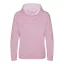 Just Hoods Gyerek kapucnis pulóver  kontrasztos színű kapucni béléssel AWJH003J, Baby Pink/Arctic White-5/6