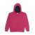 Just Hoods Gyerek kapucnis pulóver  kontrasztos színű kapucni béléssel AWJH003J, Hot Pink/French Navy-12/13