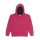 Just Hoods Gyerek kapucnis pulóver kontrasztos színű kapucni béléssel AWJH003J, Hot Pink/French Navy-9/11