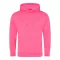 Just Hoods  élénk színű unisex kapucnis pulóver AWJH004, Electric Pink-M