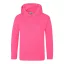 Just Hoods Gyerek  élénk színű kapucnis  pulóver AWJH004J, Electric Pink-12/13