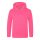 Just Hoods Gyerek  élénk színű kapucnis  pulóver AWJH004J, Electric Pink-3/4