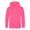 Just Hoods Gyerek  élénk színű kapucnis  pulóver AWJH004J, Electric Pink-5/6