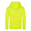 Just Hoods Gyerek  élénk színű kapucnis  pulóver AWJH004J, Electric Yellow-12/13