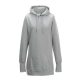 Just Hoods hosszított fazonú Női kapucnis pulóver AWJH005, Heather Grey-S