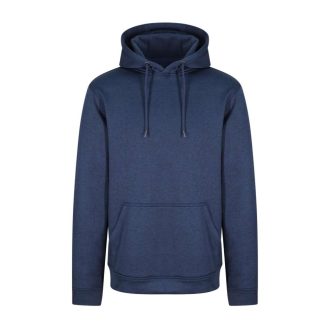   Just Hoods Uniszex poliészter sport kapucnis pulóver AWJH006, Blue Melange-3XL