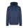 Just Hoods Uniszex poliészter sport kapucnis pulóver AWJH006, Blue Melange-L