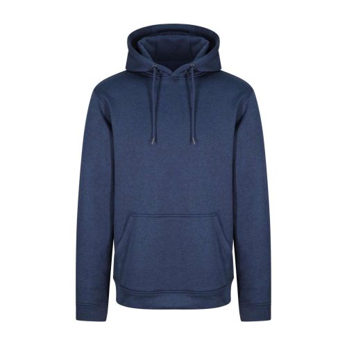 Just Hoods Uniszex poliészter sport kapucnis pulóver AWJH006, Blue Melange-S