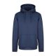Just Hoods Uniszex poliészter sport kapucnis pulóver AWJH006, Blue Melange-S