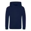 Just Hoods Gyerek poliészter sport kapucnis pulóver AWJH006J, Oxford Navy-L