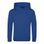 Just Hoods Gyerek poliészter sport kapucnis pulóver AWJH006J, Royal Blue-XL