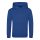 Just Hoods Gyerek poliészter sport kapucnis pulóver AWJH006J, Royal Blue-XS