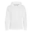 Just Hoods Uniszex laza szabású kapucnis pulóver, zseb nélkül AWJH011, Arctic White-3XL