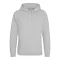 Just Hoods Uniszex laza szabású kapucnis pulóver, zseb nélkül AWJH011, Heather Grey-XL
