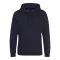Just Hoods Uniszex laza szabású kapucnis pulóver, zseb nélkül AWJH011, New French Navy-XS