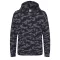 Just Hoods Gyerek terpmintás kapucnis pulóver AWJH014J, Black Camo-S