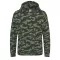 Just Hoods Gyerek terpmintás kapucnis pulóver AWJH014J, Green Camo-XL