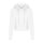 Just Hoods rövid derkú Női kapucnis pulóver AWJH016, Arctic White-L