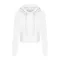 Just Hoods rövid derkú Női kapucnis pulóver AWJH016, Arctic White-XS