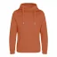 Just Hoods Uniszex keresztbe vart nyakú, vastag kapucnis pulóver AWJH021, Ginger Biscuit-XL