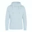 Just Hoods Uniszex keresztbe vart nyakú, vastag kapucnis pulóver AWJH021, Sky Blue-S