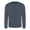 Just Hoods Uniszex hagyományos szabású kereknyakú pulóver AWJH030, Airforce Blue-L