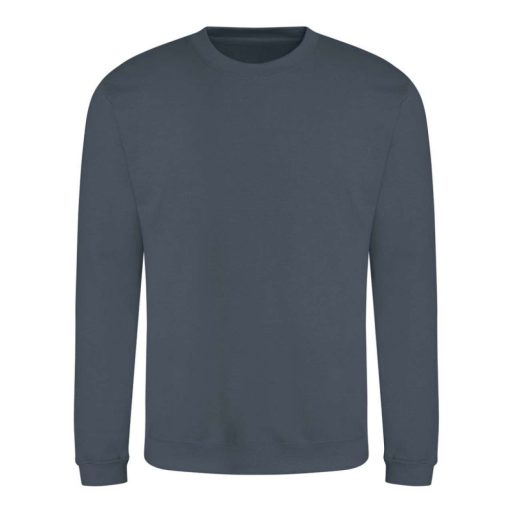 Just Hoods Uniszex hagyományos szabású kereknyakú pulóver AWJH030, Airforce Blue-L