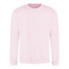 Just Hoods Uniszex hagyományos szabású kereknyakú pulóver AWJH030, Baby Pink-4XL