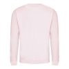 Just Hoods Uniszex hagyományos szabású kereknyakú pulóver AWJH030, Baby Pink-S