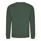 Just Hoods Uniszex hagyományos szabású kereknyakú pulóver AWJH030, Bottle Green-M