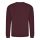 Just Hoods Uniszex hagyományos szabású kereknyakú pulóver AWJH030, Burgundy-L