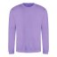 Just Hoods Uniszex hagyományos szabású kereknyakú pulóver AWJH030, Digital Lavender-M