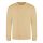 Just Hoods Uniszex hagyományos szabású kereknyakú pulóver AWJH030, Desert Sand-M