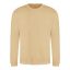 Just Hoods Uniszex hagyományos szabású kereknyakú pulóver AWJH030, Desert Sand-XS