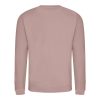 Just Hoods Uniszex hagyományos szabású kereknyakú pulóver AWJH030, Dusty Pink-S