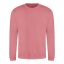 Just Hoods Uniszex hagyományos szabású kereknyakú pulóver AWJH030, Dusty Rose-2XL